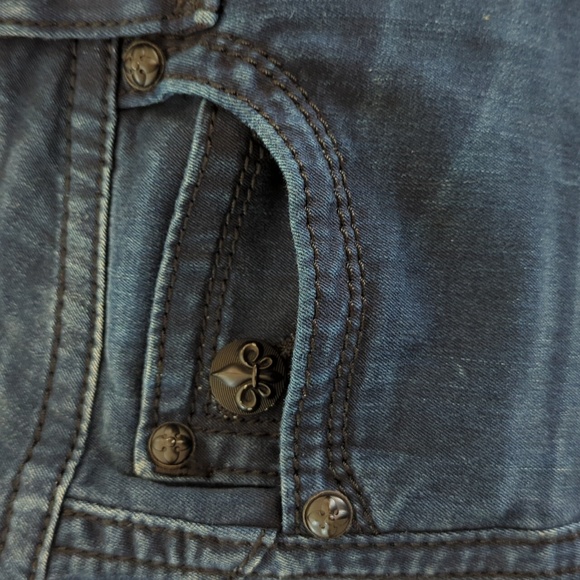 Rock Revival Women's Deep Indigo Skinny Jeans - Picture 5 of 14